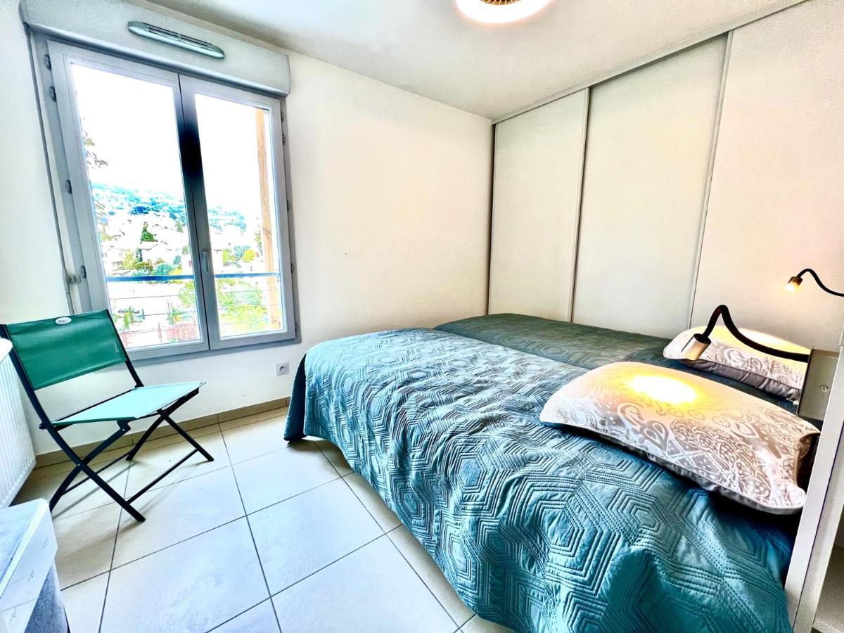 Aparthotel Riviera - Superbe 3 Pieces Avec Terrasse Plein Sud Et Parking Ac- La Terrasse Du Jardin Du Ray ニース エクステリア 写真